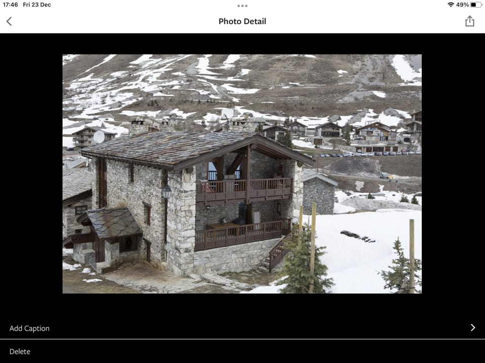 View of chalet 