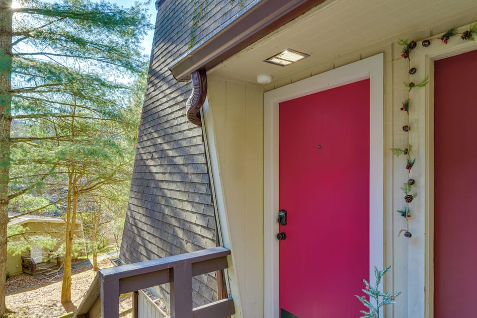Property Exterior | Community Lot (1 Vehicle) | Free Street Parking