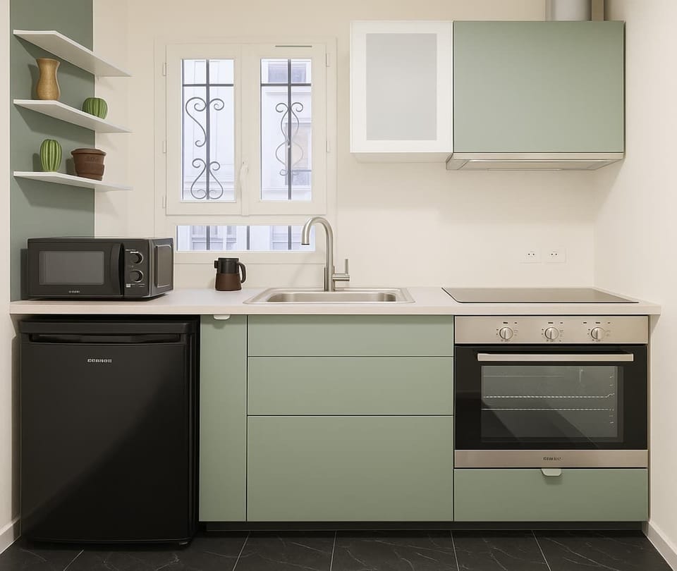 Well equipped kitchen with stove & microwave amongst other amenities
