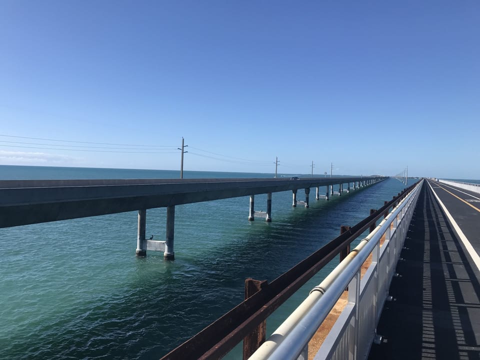 The scenic 7 mile bridge. Makes for a wonderful walk and/or bike ride.