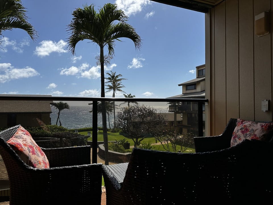 Lanai view facing southwest.