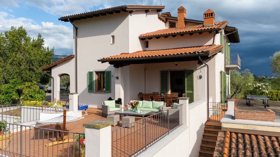 The villa