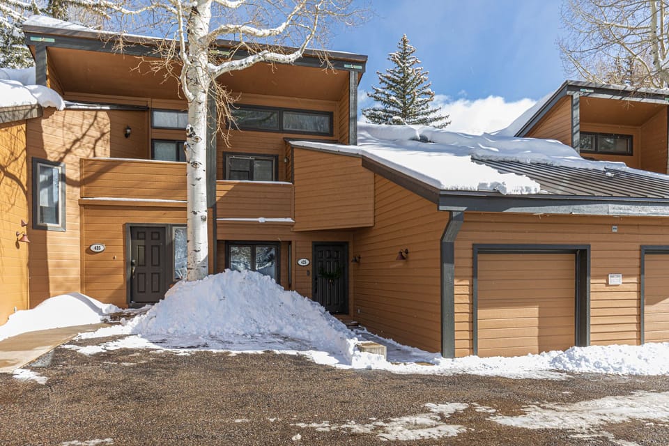 Front of townhome