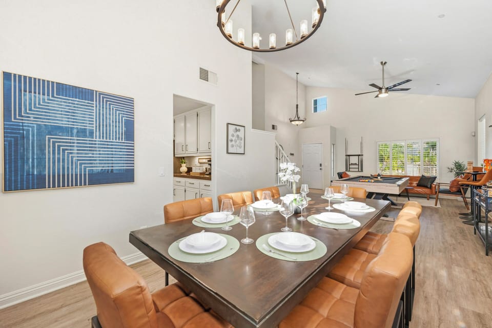 This dining table seats 8!
