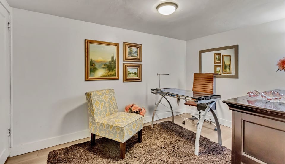 Dedicated office space includes speedy WiFi internet.