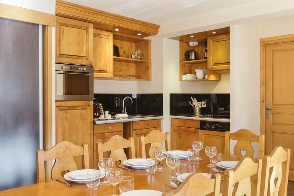 Kitchen and dining area
