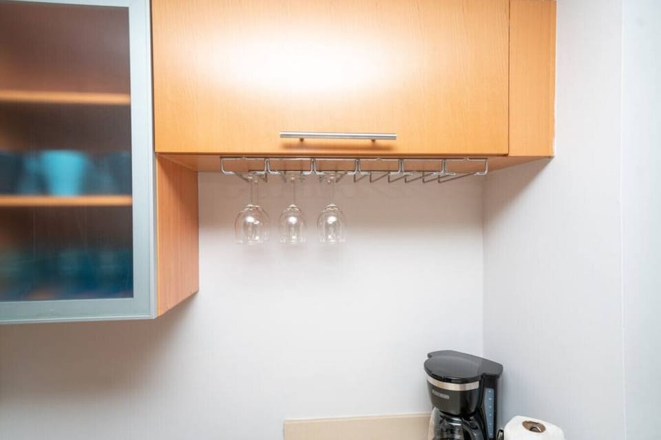 Fully equipped kitchen with complete set of cookwareFully equipped kitchen with complete set of cookware