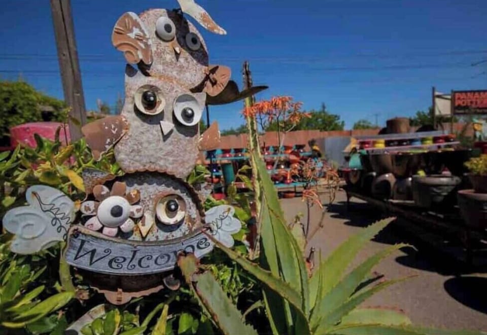 The best hand crafted pottery is literally across the street! 