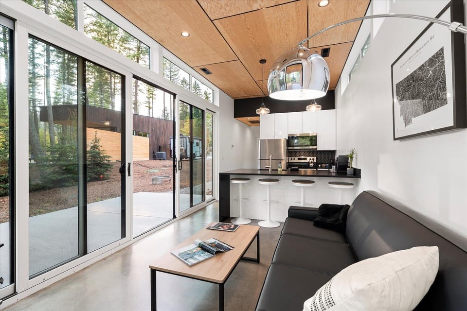 Open concept living area