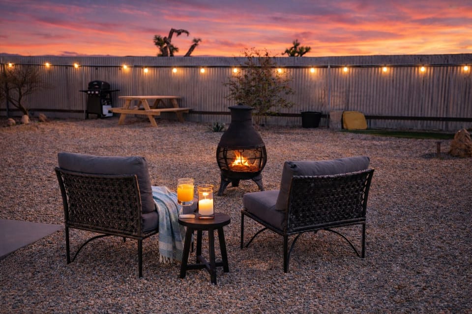 Escape to your private yard, with breathtaking desert views.