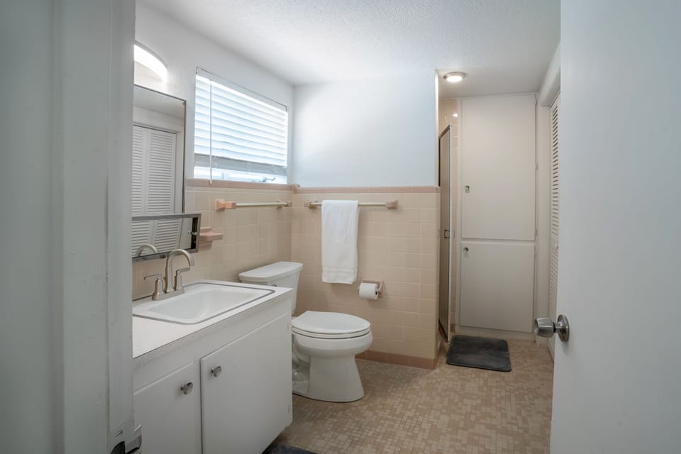 Private bathroom with walk in shower