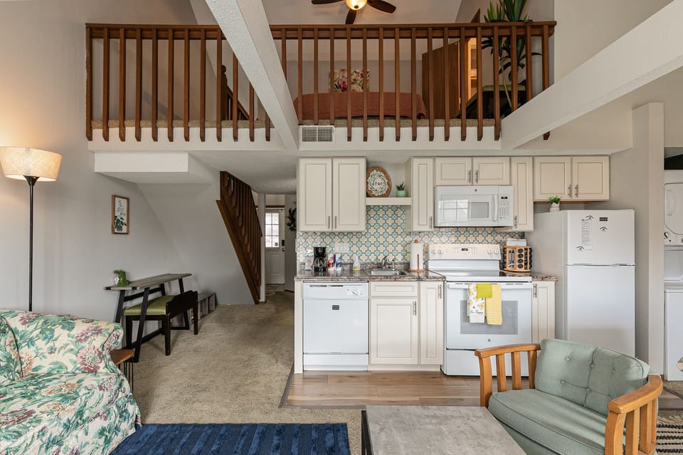 View of Loft from Living Room
