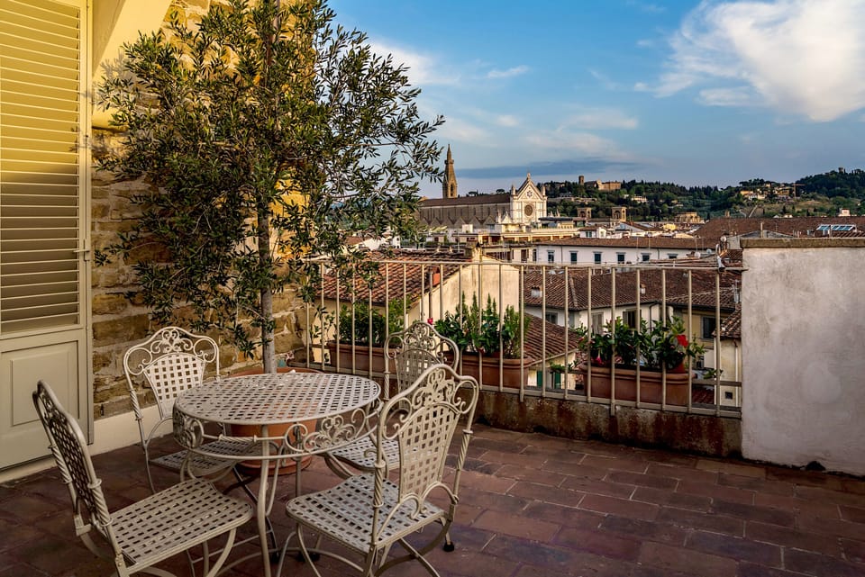 view from private terrace 