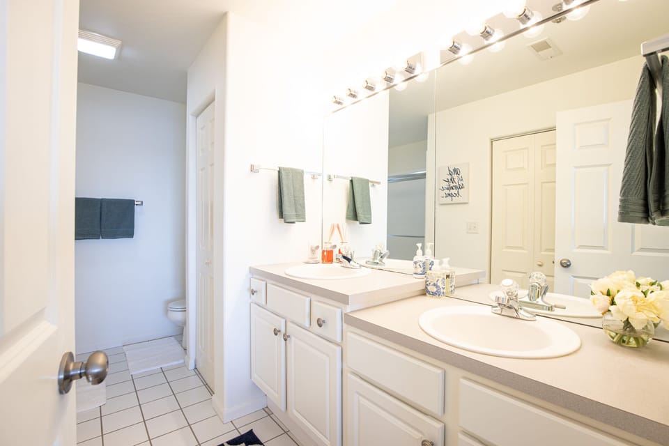 Dual Vanity Master Bathroom