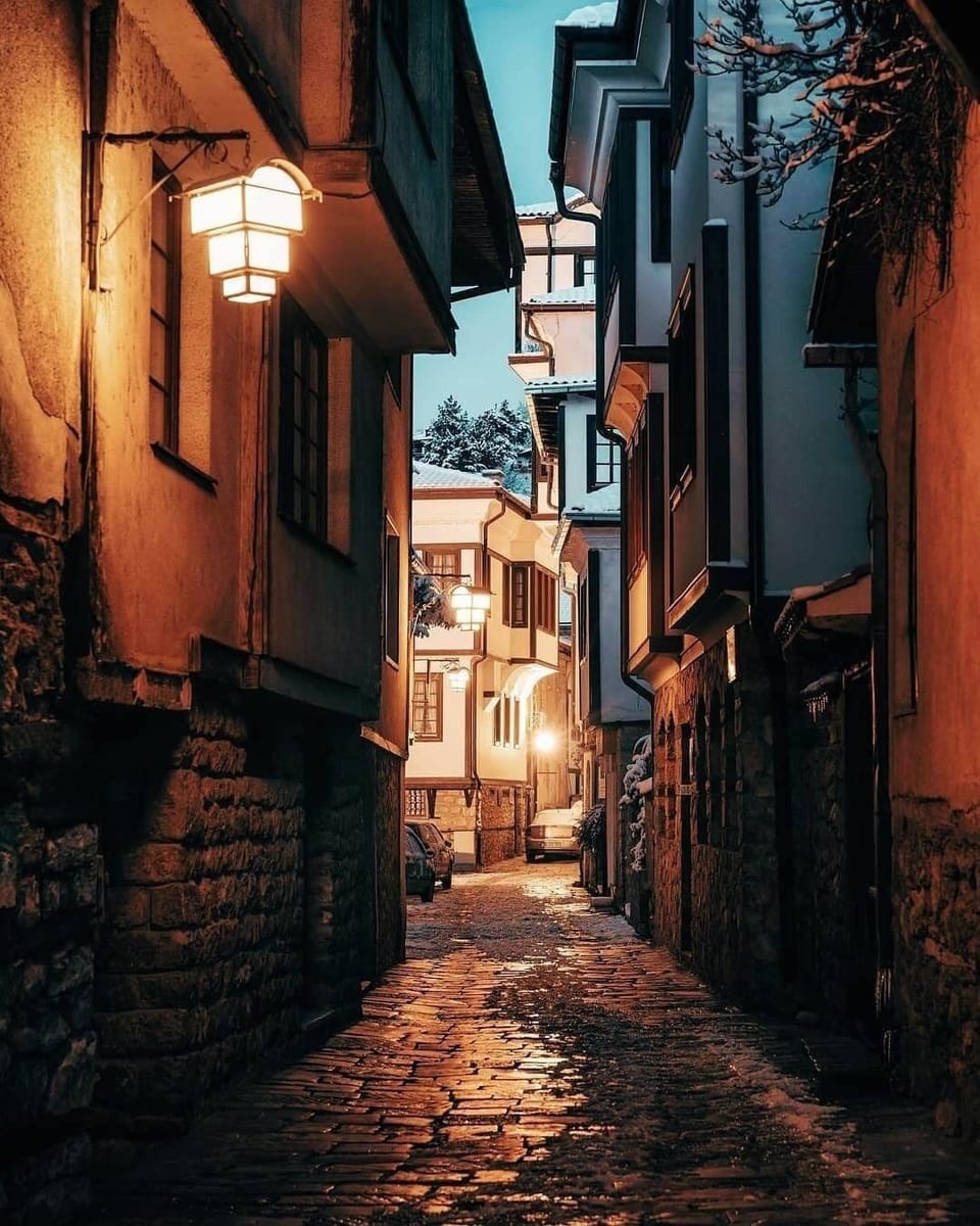 Ohrid at night