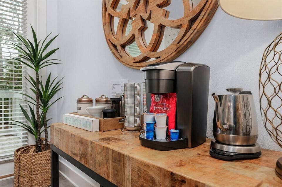 Keurig for the morning cup :)
