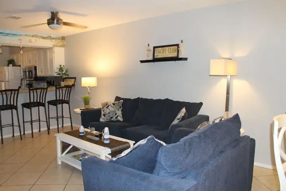 Both sofa and loveseat fold out to beds