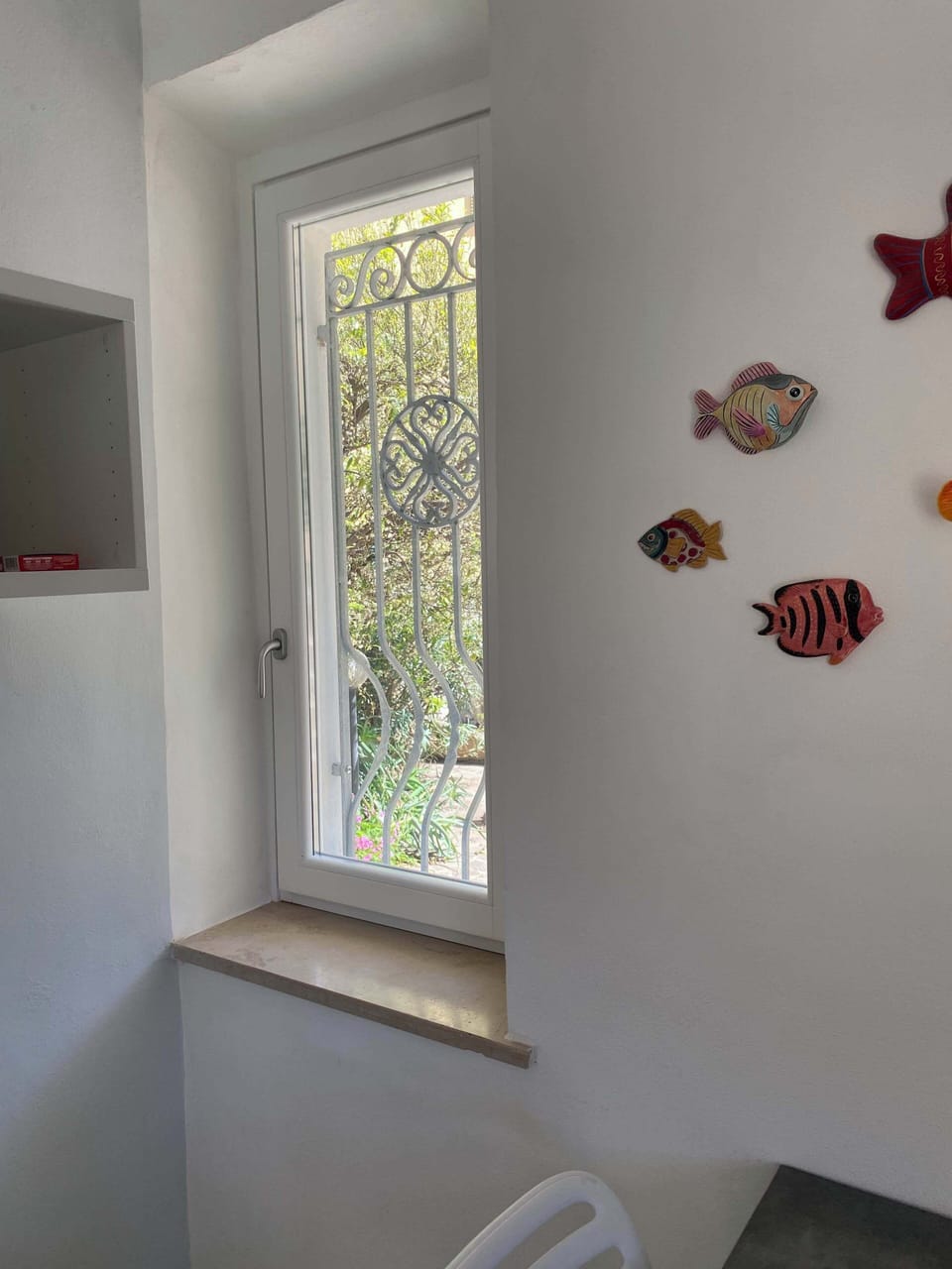 finestra sul cortile laterale