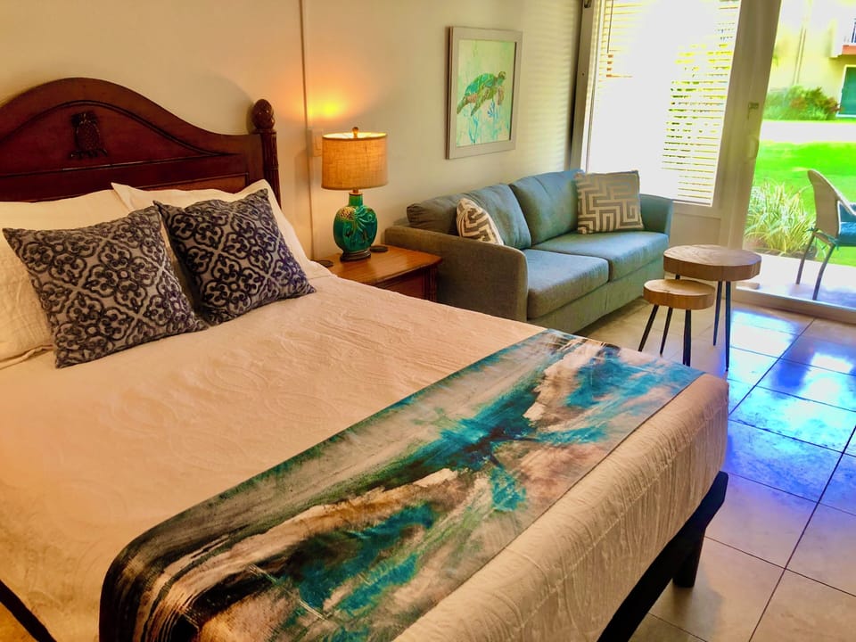 Queen bed with memory foam mattress and queen sleeper with memory foam mattress