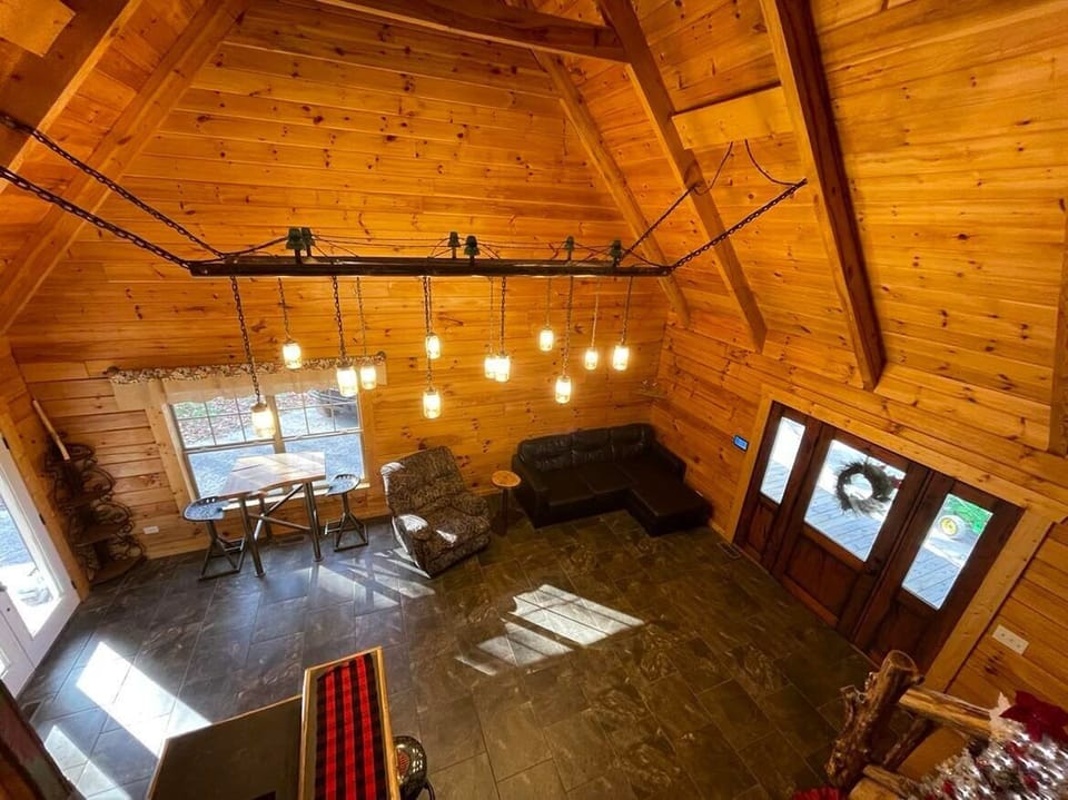 Overview from upstairs loft