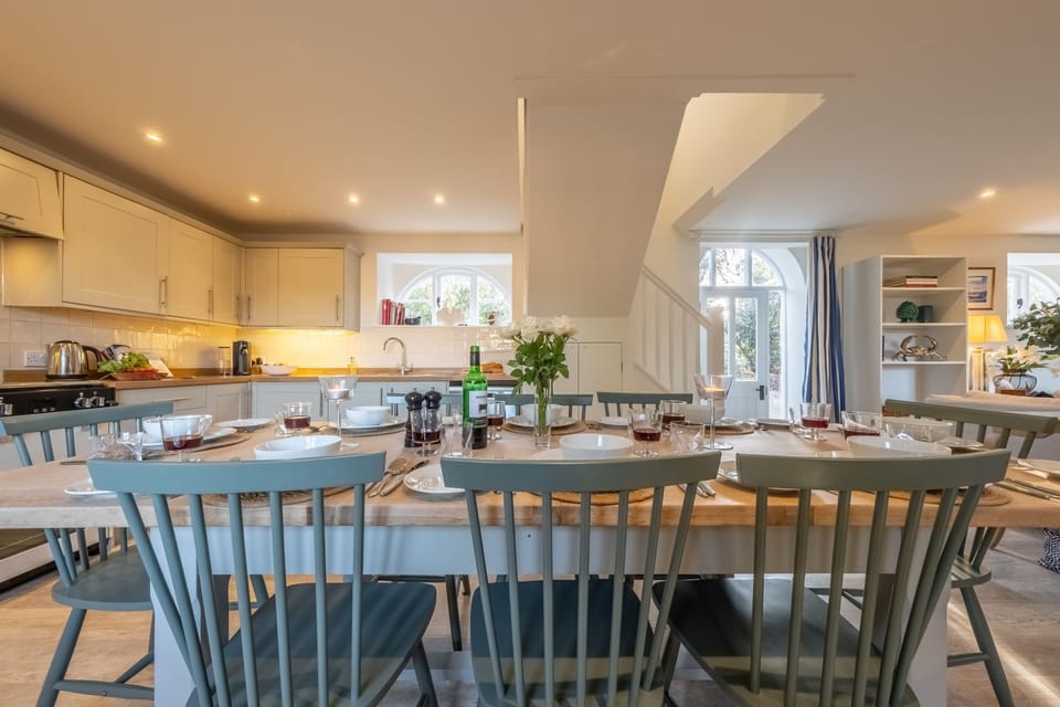 Ground floor: The dining area