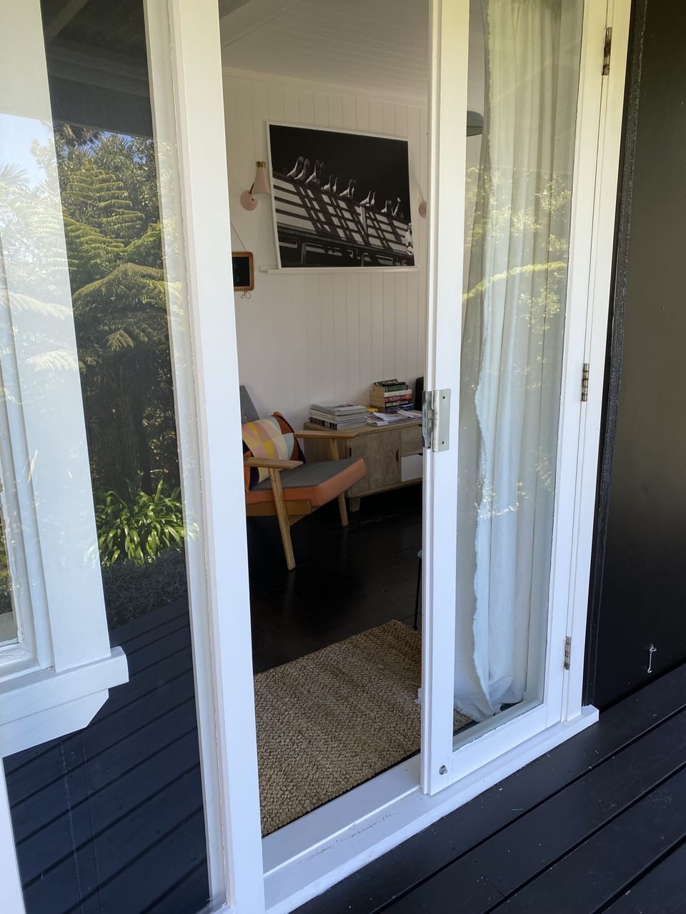 Entrance to cottage