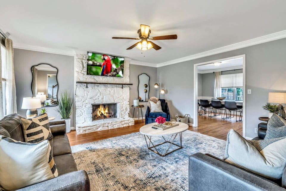 Living Room with Smart TV