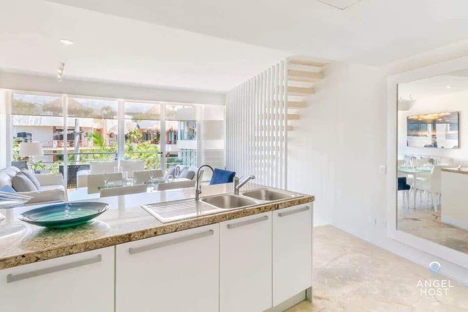The penthouse is designed with lots of attention to detail and quality features