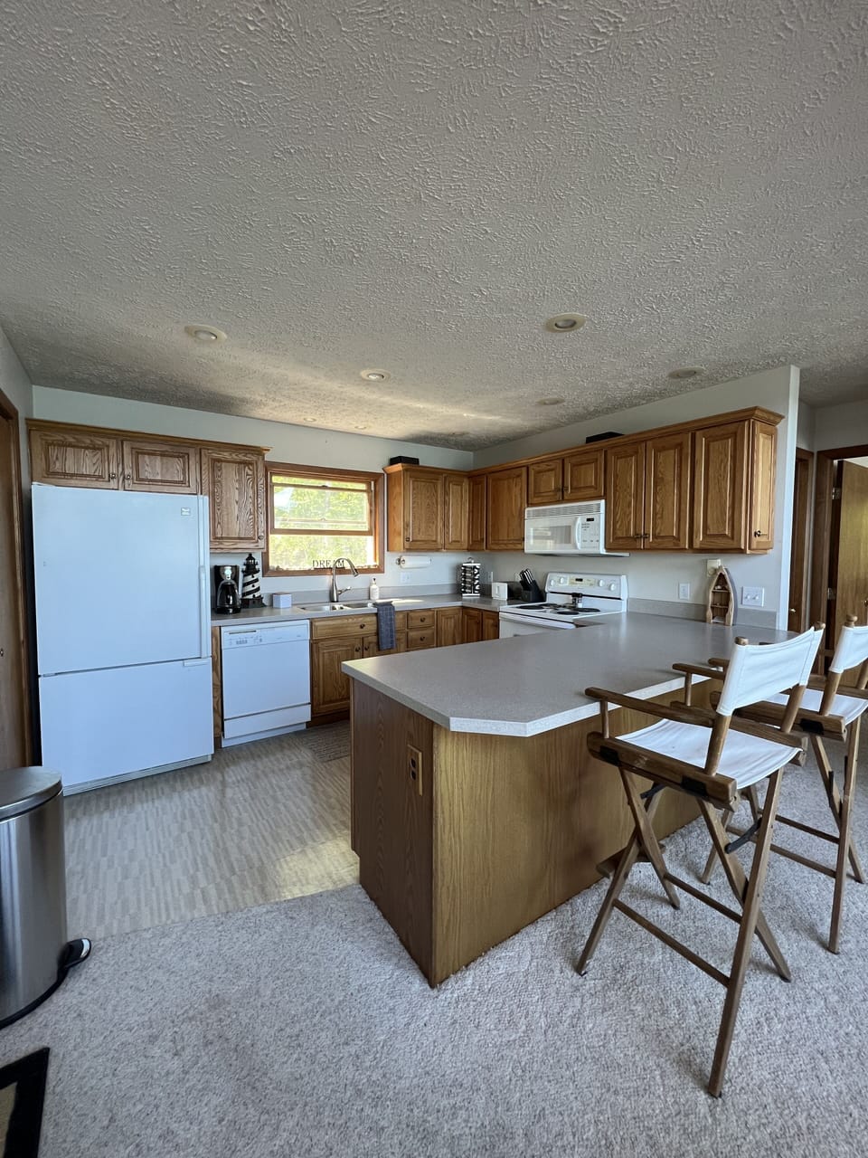 Fully stocked kitchen with all the basics and extras too! 