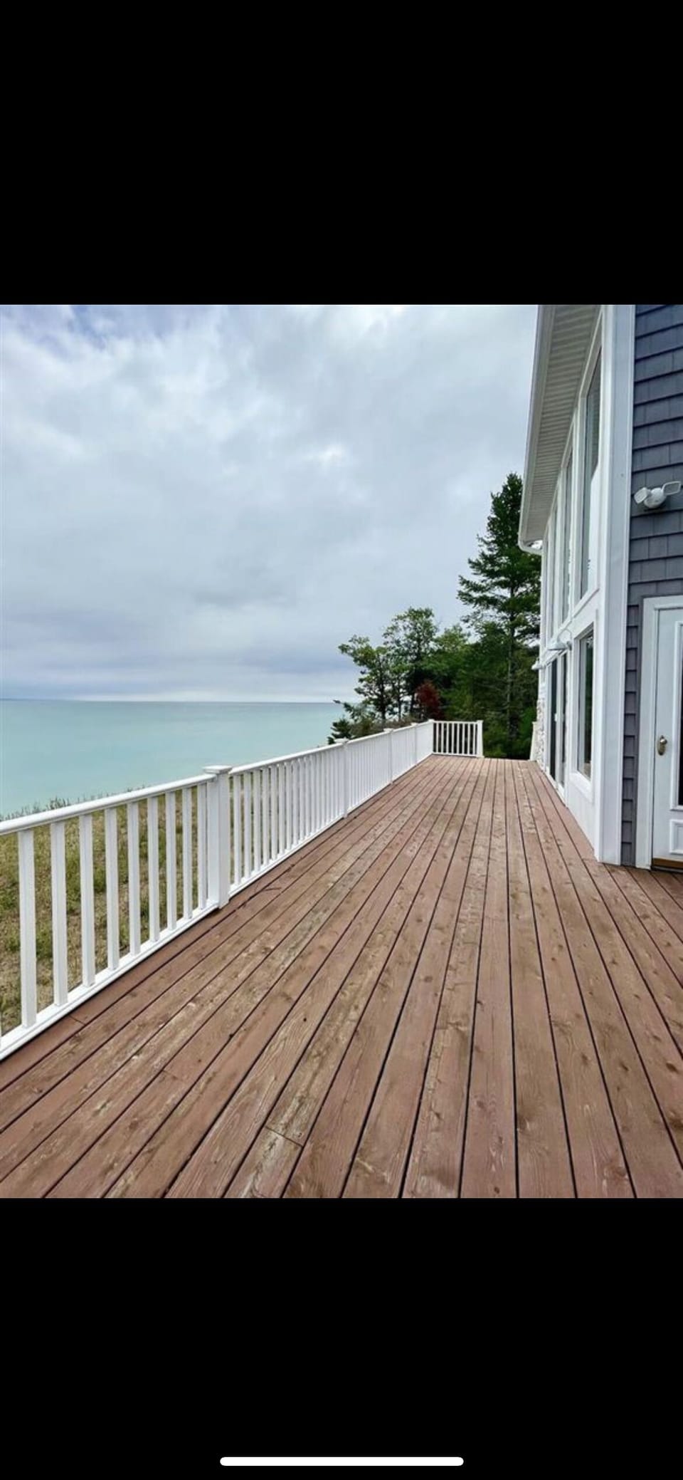 Beautiful panoramic views from the deck spanning the length of the house! 