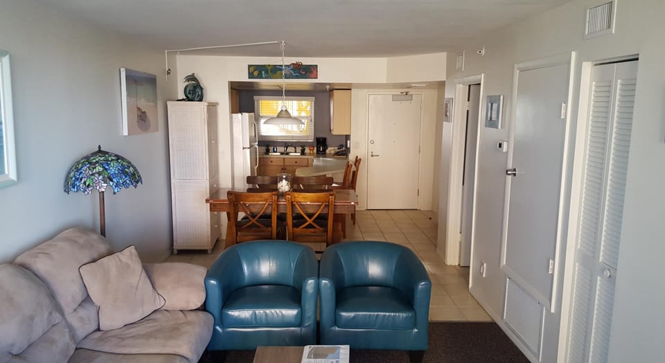 View from sliding doors