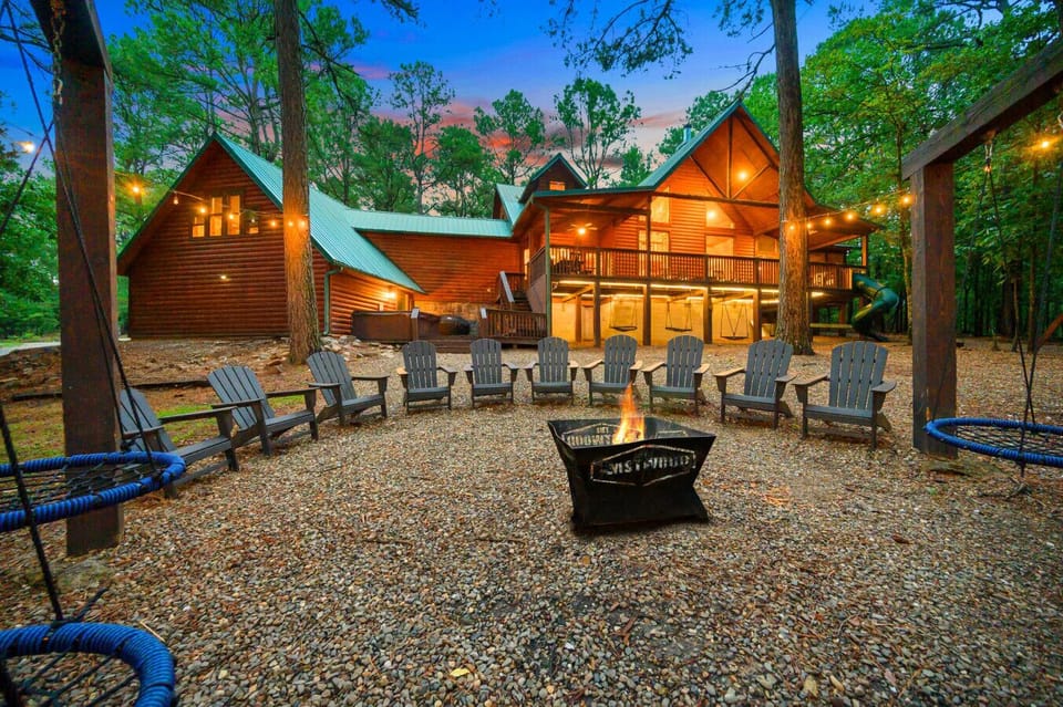 Surrounded by trees, stars, and serenity.