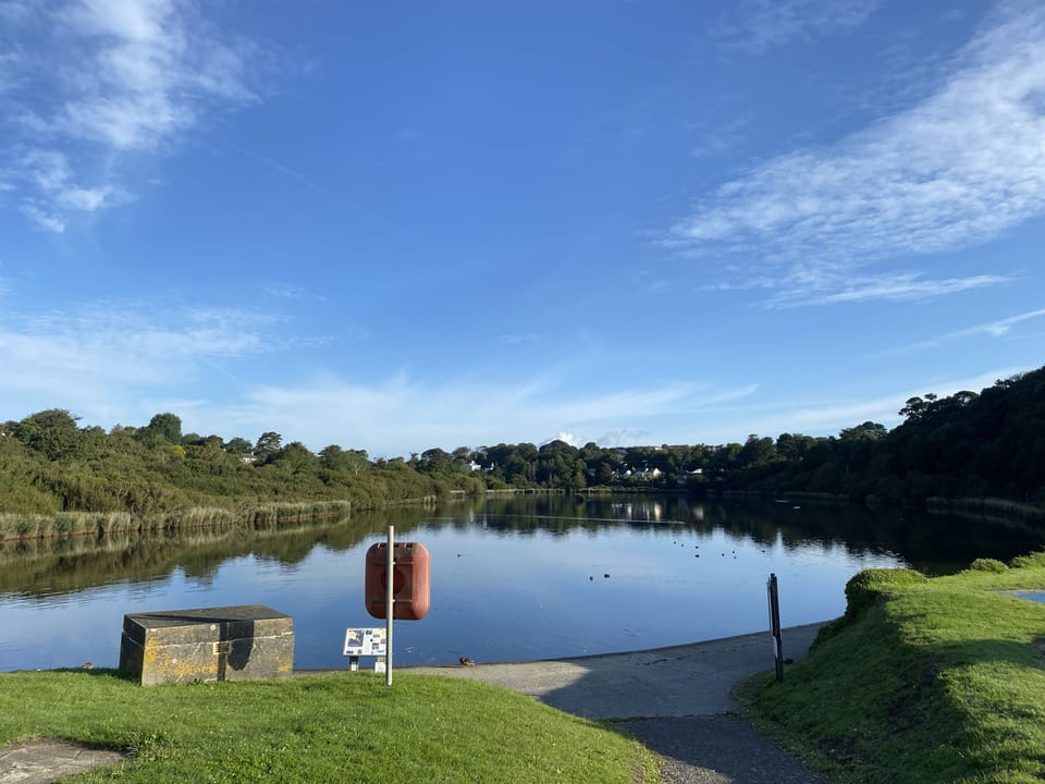 Swanpool Lake & Nature Reserve only 8 minutes walk from the property