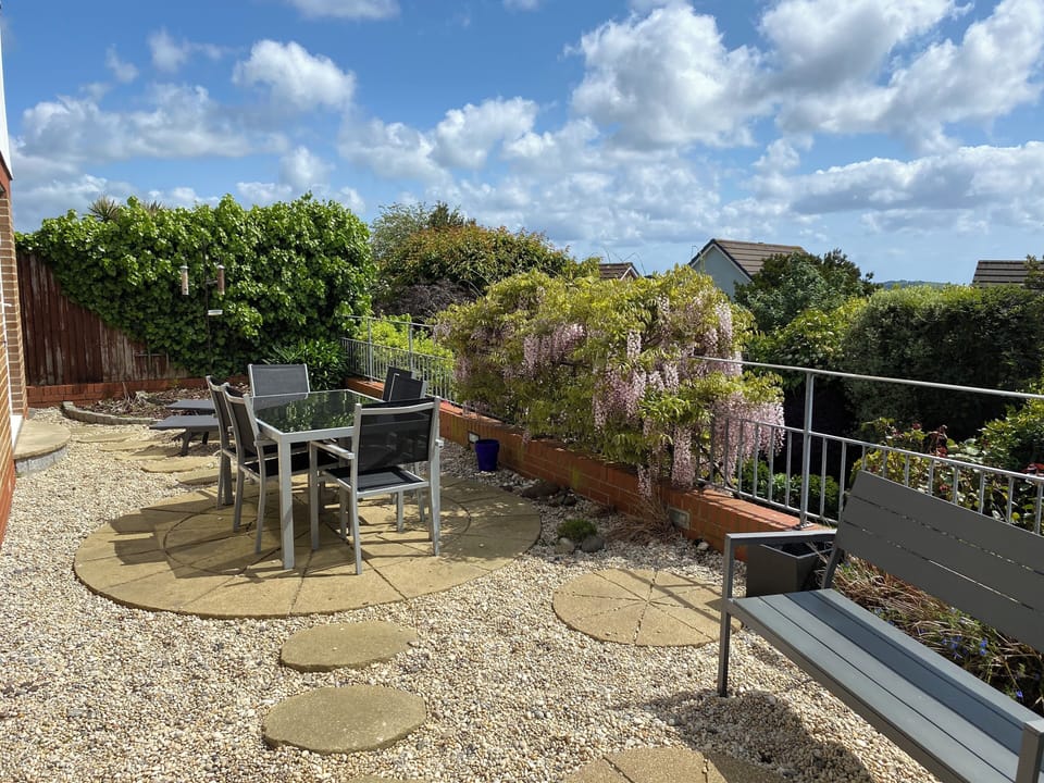 Outdoor seating area