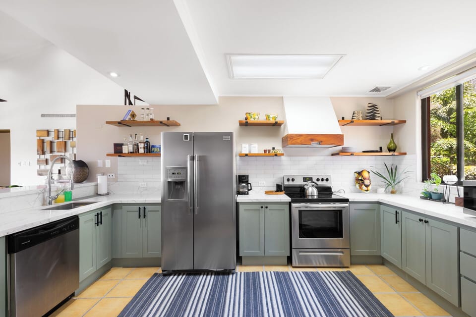 If you want to stay home and cook. This kitchen has everything you need. 