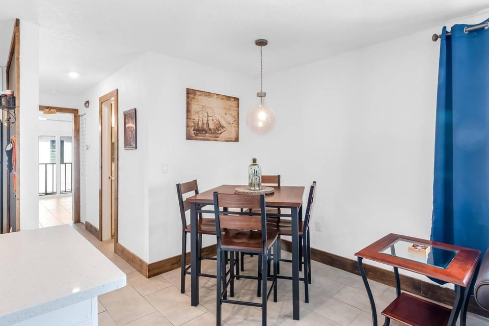 Dining Area Leading To Bathroom and Master