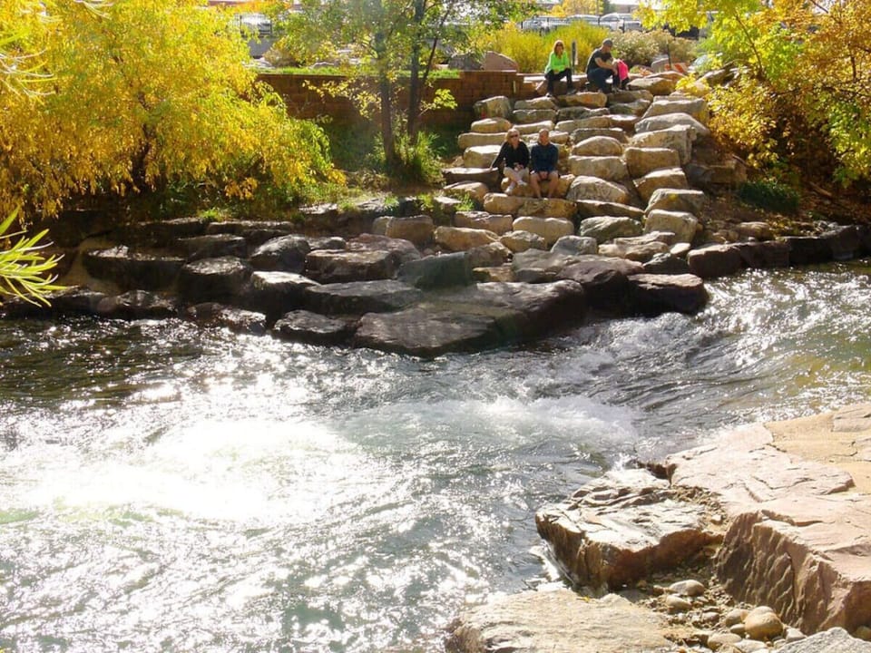 With the river flowing gracefully  beautiful memories are shared here.