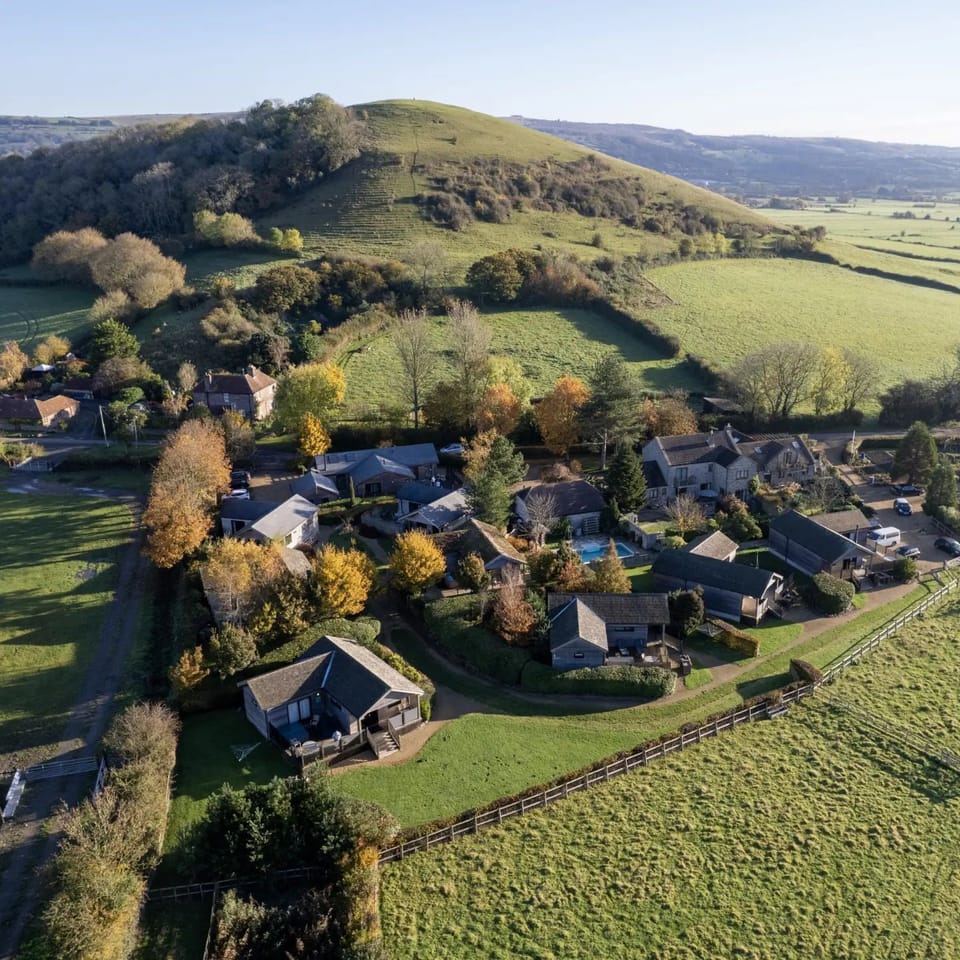Tor Farm nestled at the base of Nyland hill, close to Cheddar Gorge