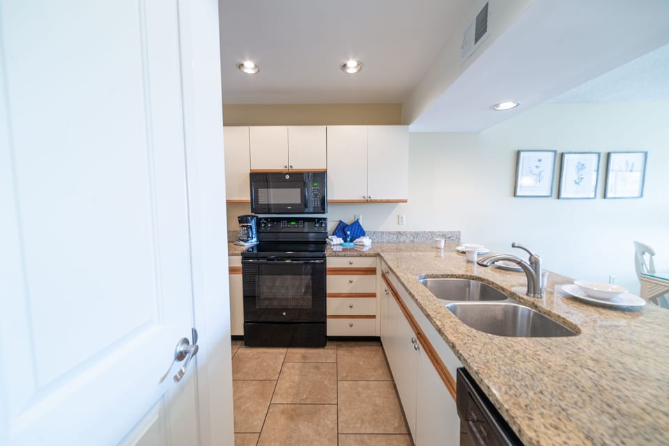 Your kitchen has everything you'll need to make a quick snack or a gourmet meal.