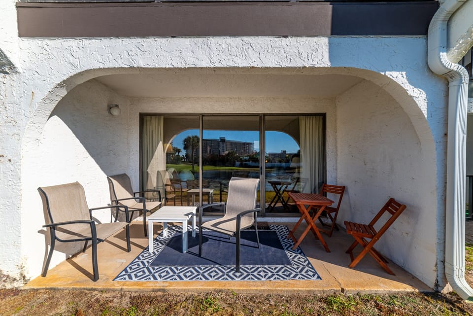 Large covered patio