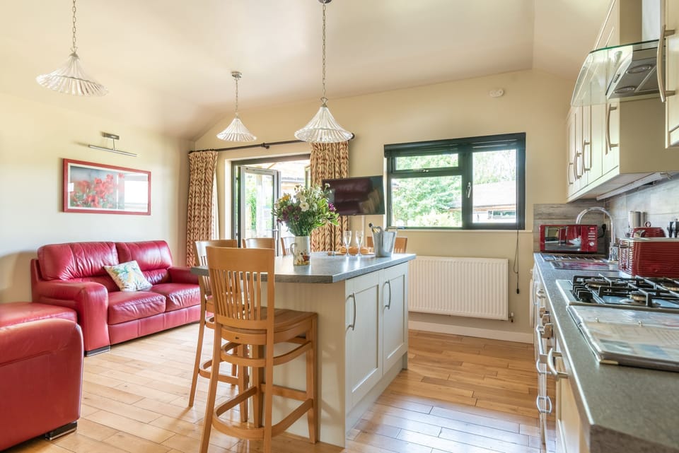 Open plan living area
