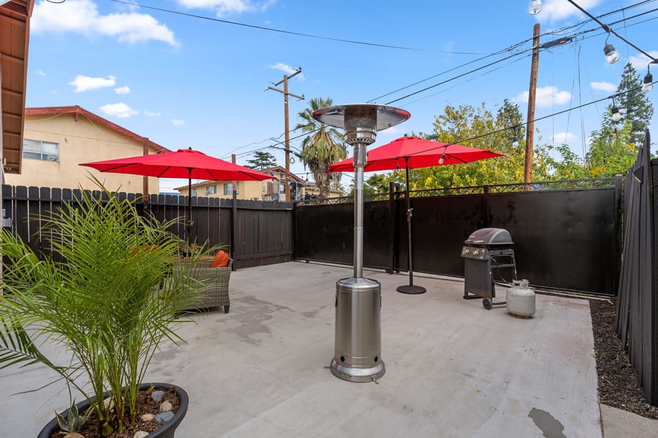 Patio Setup needs to be requested before booking. (Propane Fee may apply)
