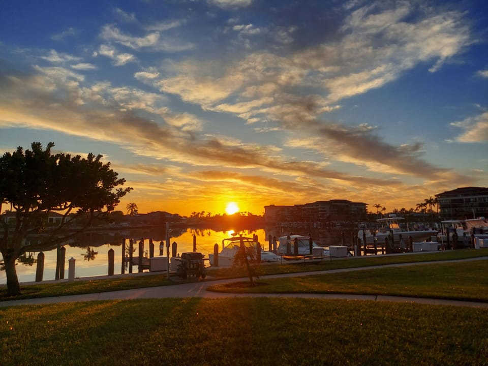 Sunrise view from lanai