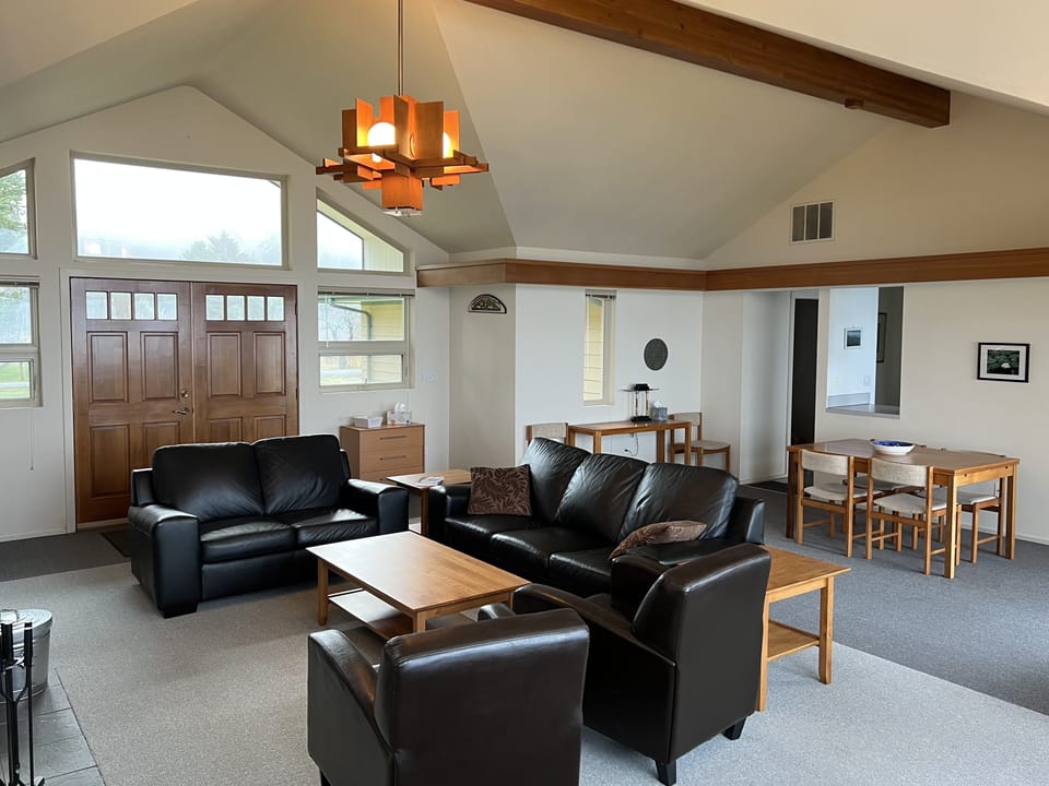 The open concept space offers plenty of room for you and your guests.
