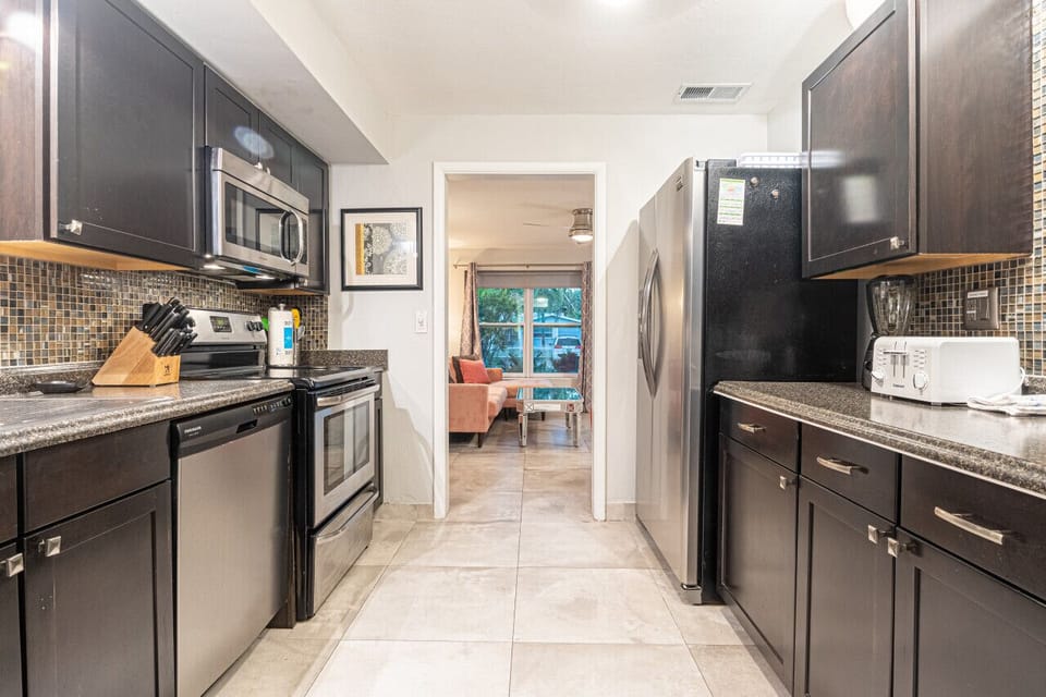 Fully equipped kitchen