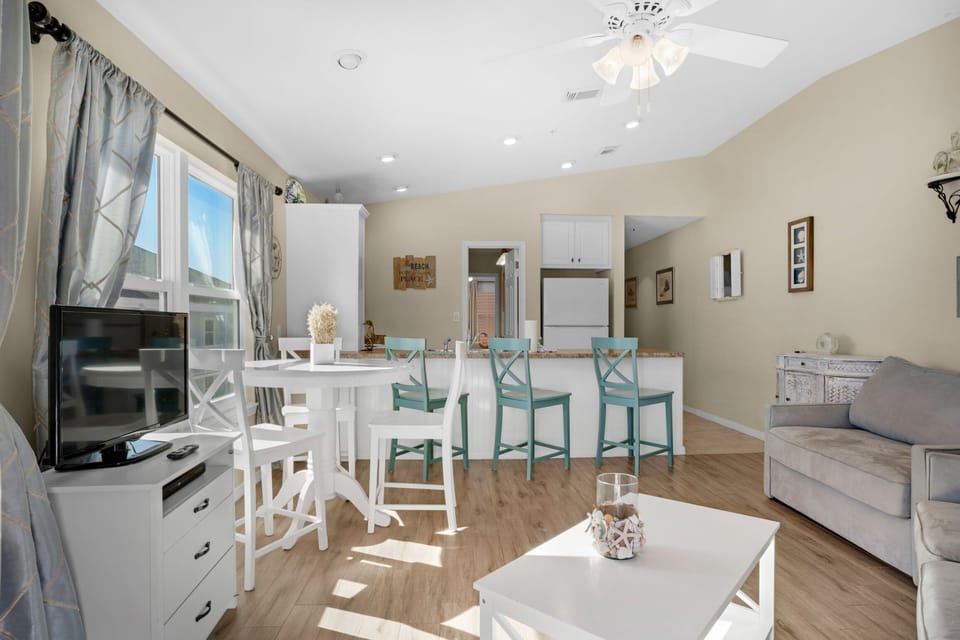 Living to kitchen view