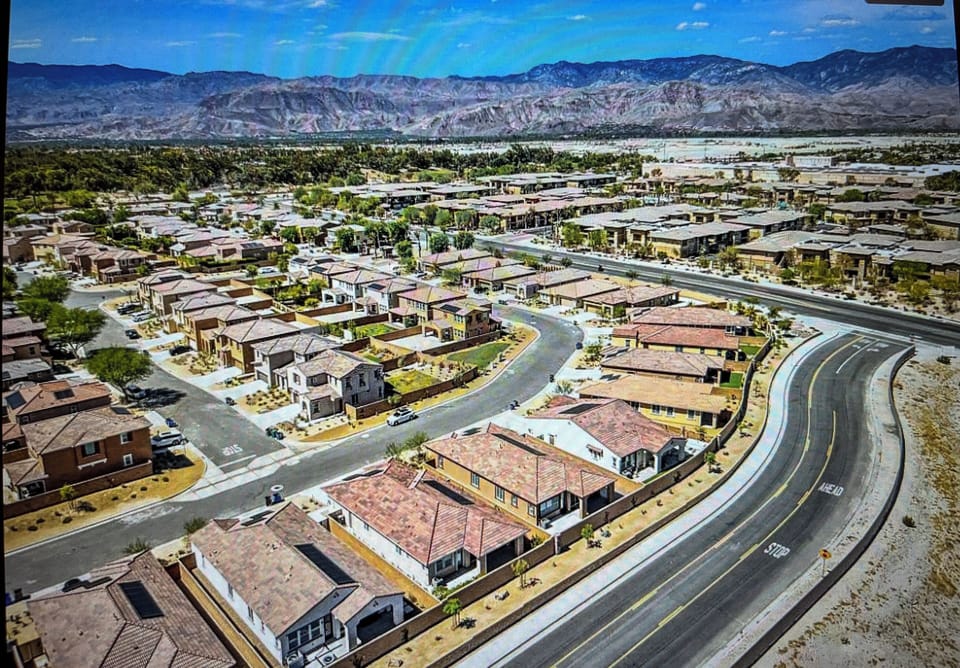 Aerial photo of the neighborhood