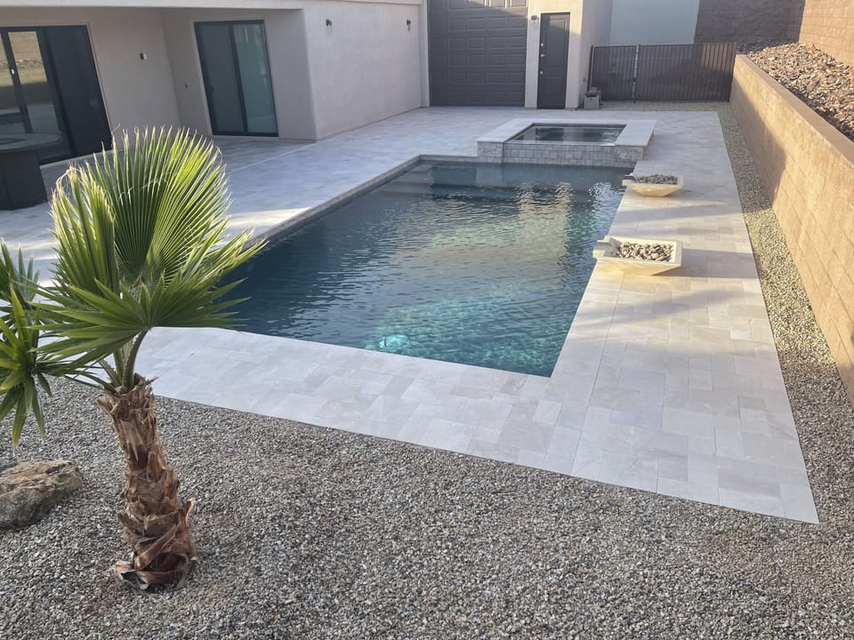 Private Pool with Waterfalls