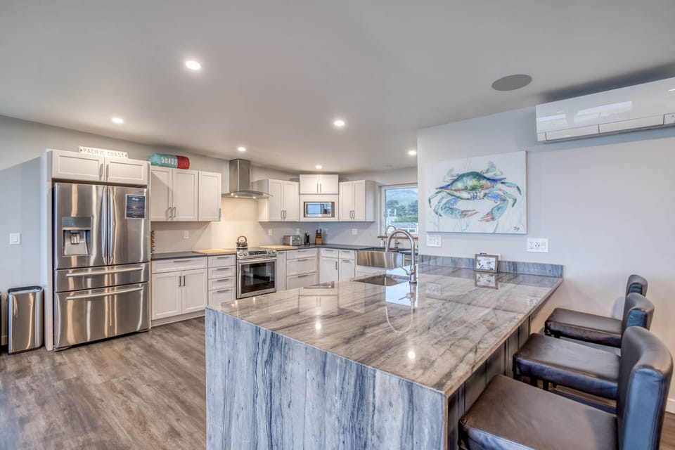 Kitchen with Counter Seating