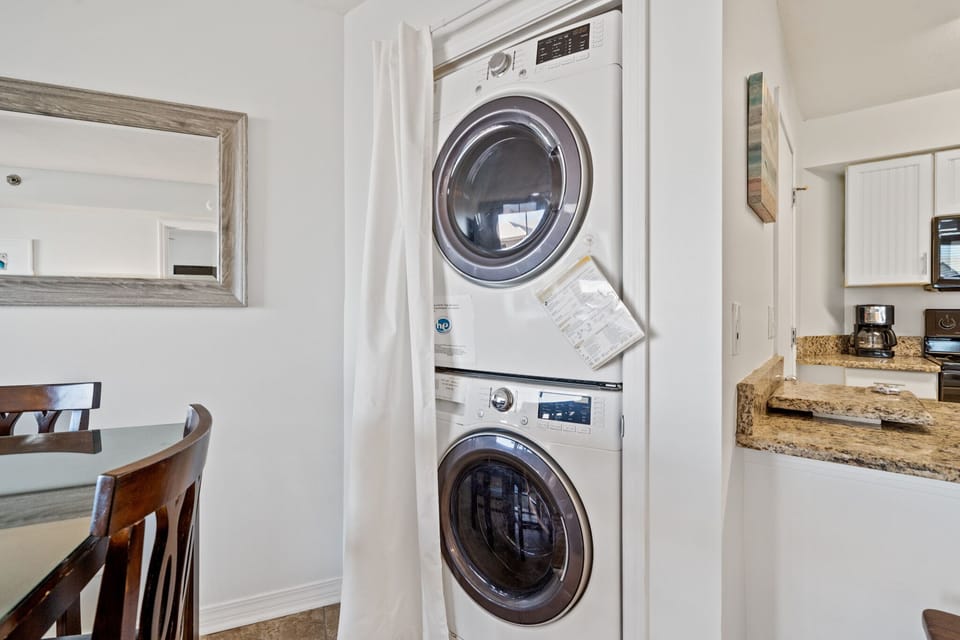 Full size washer and dryer